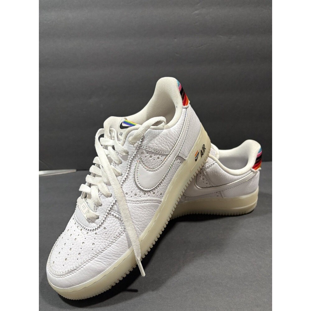 Nike Air Force 1 BE TRUE PRIDE CV0258-100 White Shoes Sneakers Men’s Size: 7.5